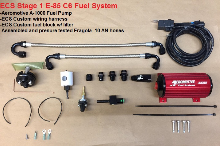 C5, C6 Corvette ECS Stage 1 E85 Fuel System for Late '03 to '13 Corvette