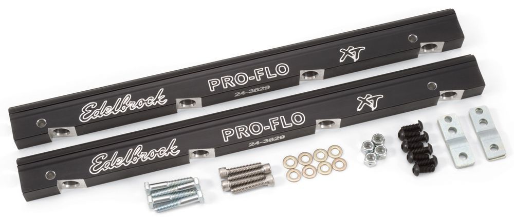 Edelbrock Pro-Flo XT Fuel Rail - Edelbrock Pro-Flo XT LS EFI Manifold - Aluminum