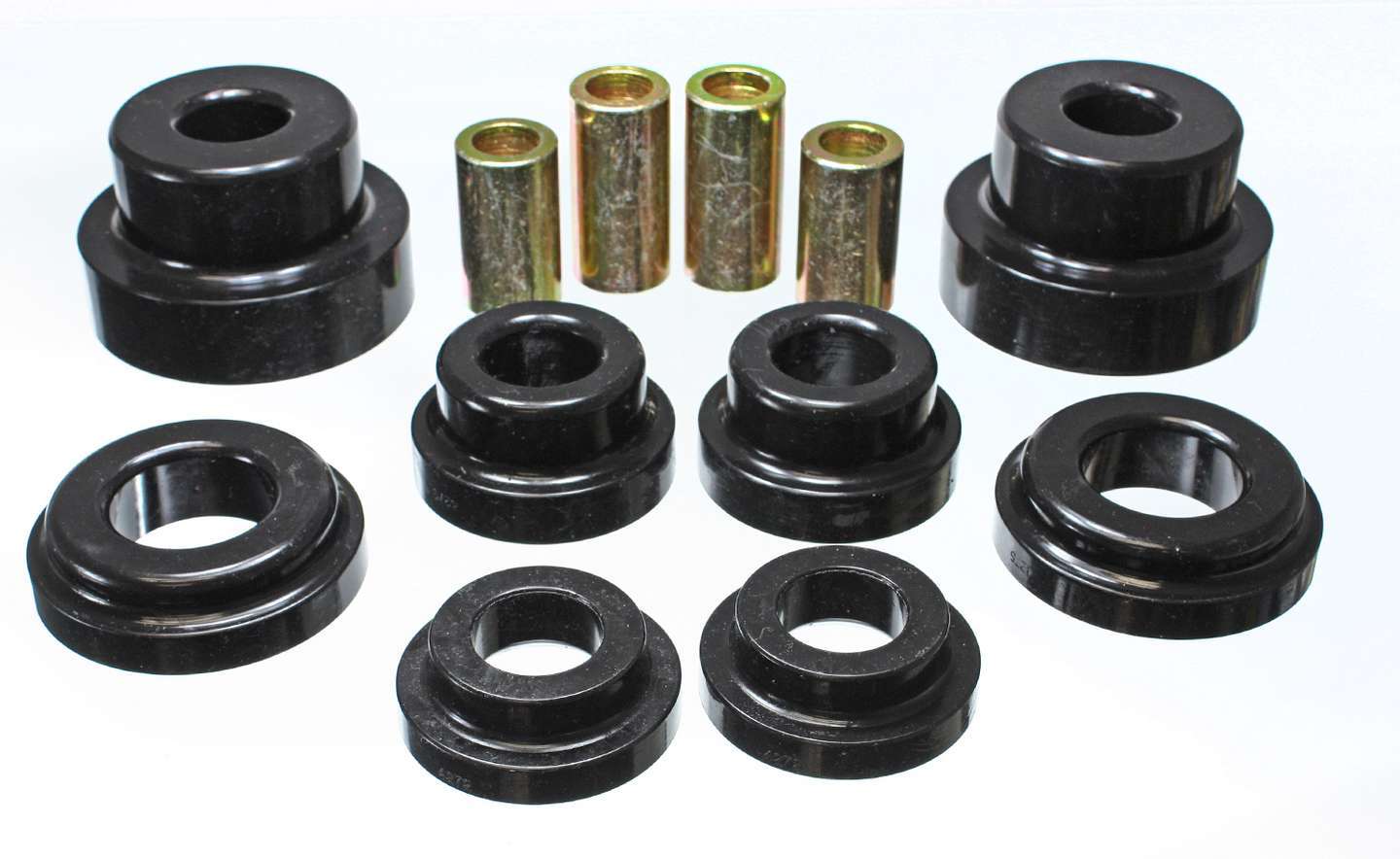 Energy Suspension Body Mount Bushing, Hyper-Flex, Rear Subframe, Polyurethane, Black, Chevy Camaro 2010-12, Kit