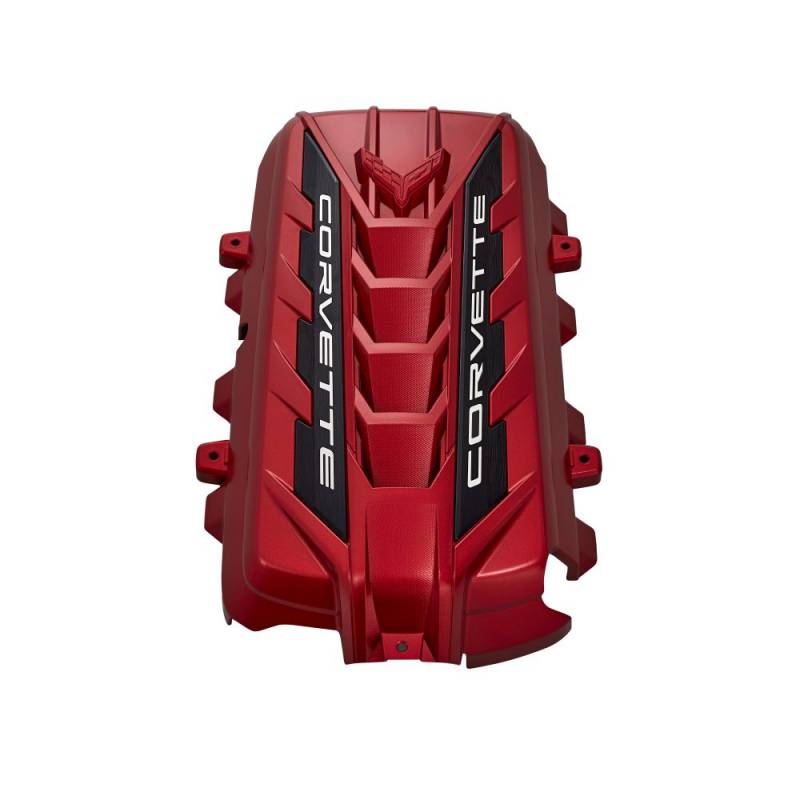 C8 Corvette LT2 Engine Cover, Red