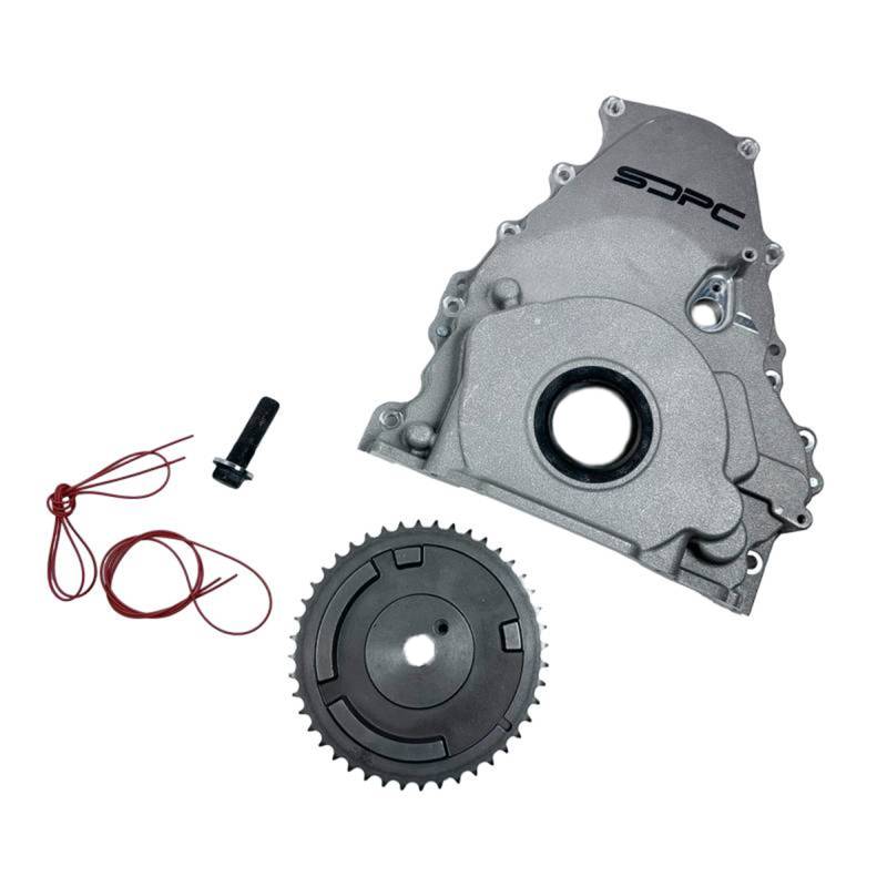 - Gen 5 LT VVT Delete Wet Sump Front Cover No Oil Pump Control W - SDPC SDR20656