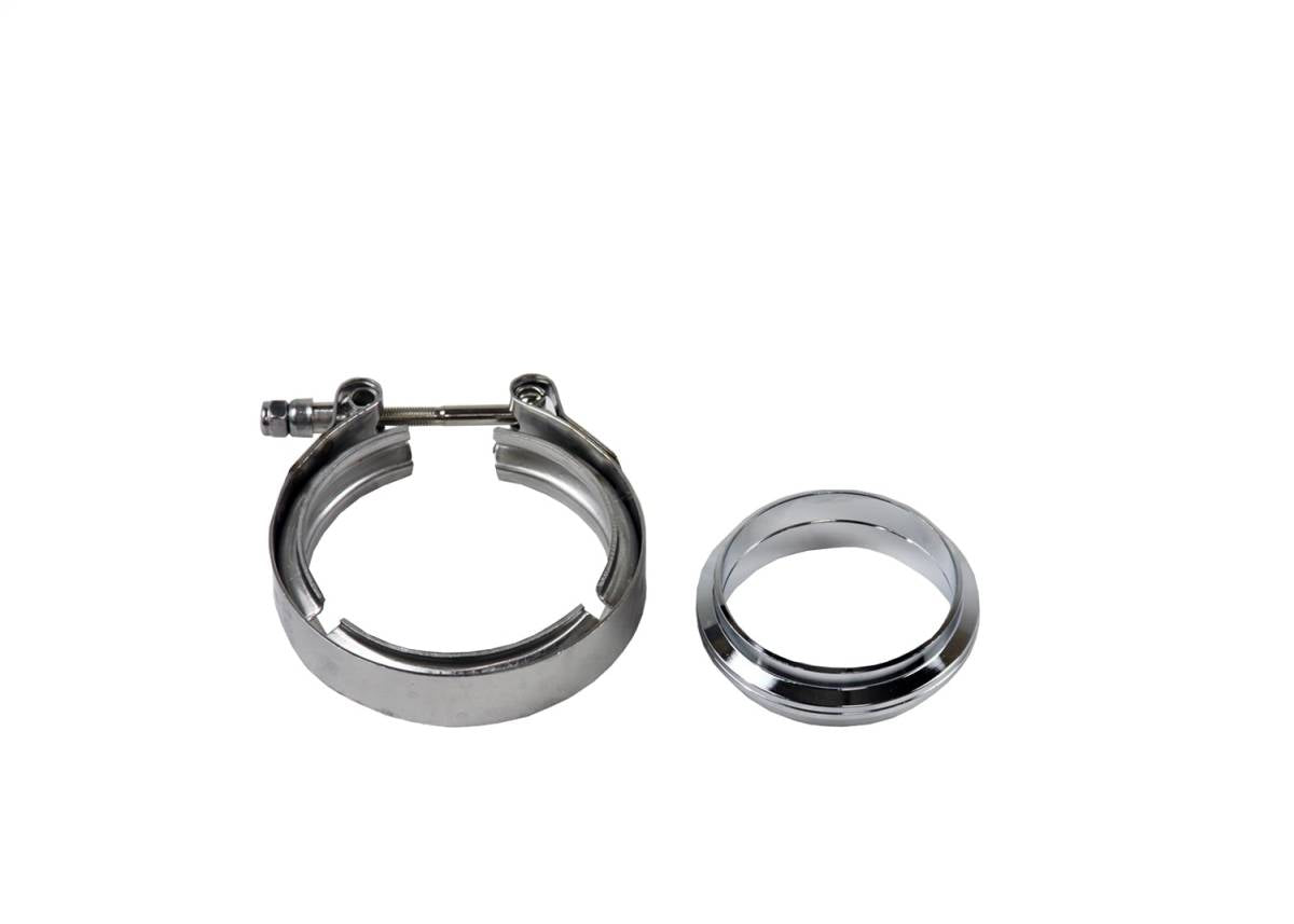 Granatelli 4" V-Band Interlocking Exhaust Flange & Clamp - 308540A