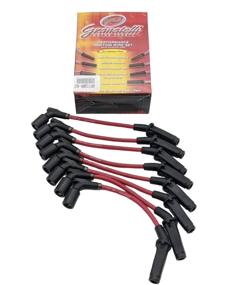Granatelli C8 Corvette Ignition Wires - 28-8051S-R