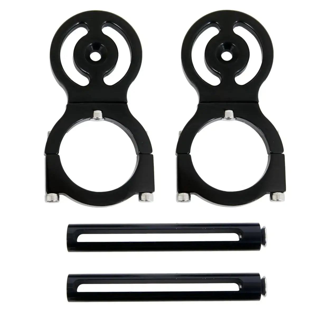 Granatelli 2.00" Race Belt Residual Slack Harness Collar Set - Black - 800200B