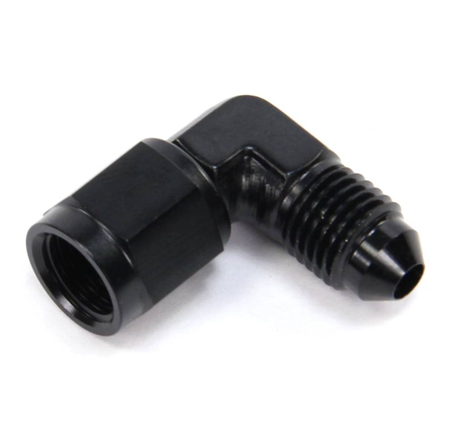 6AN Swivel x 6AN 90 Degree Fitting Female/Male Black Aluminum Nitrous Outlet