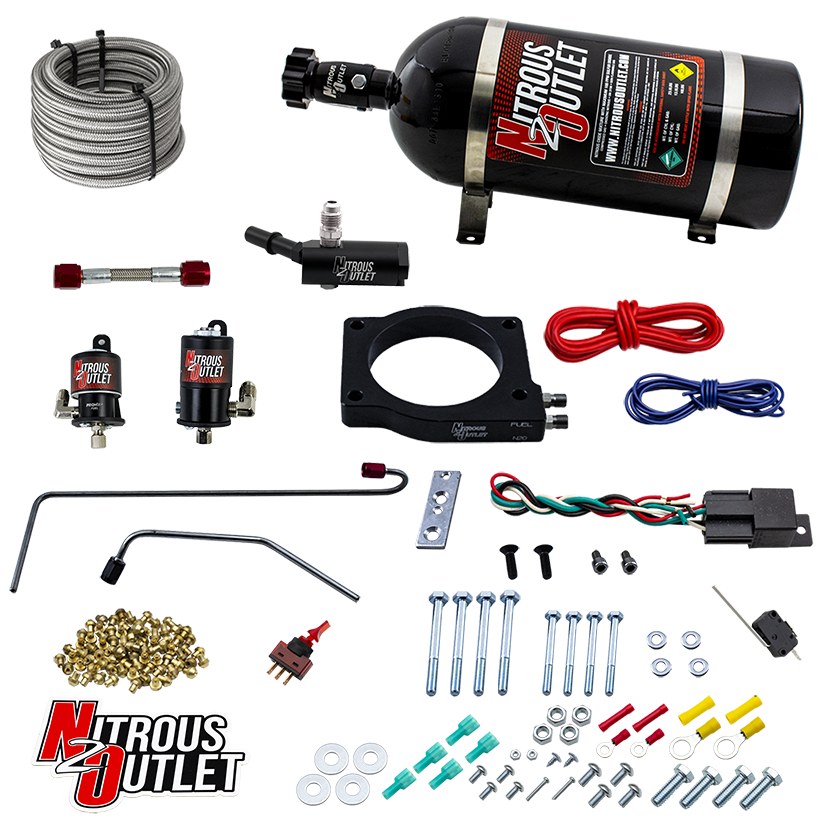Nitrous Outlet 'GM 2020+ C8 Corvette LT2 90mm Nitrous Plate System, WITH Bottle Included
