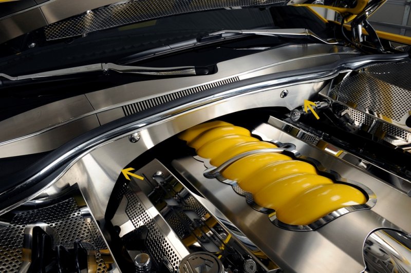 Camaro All Models 10-14 Firewall Polished Plate