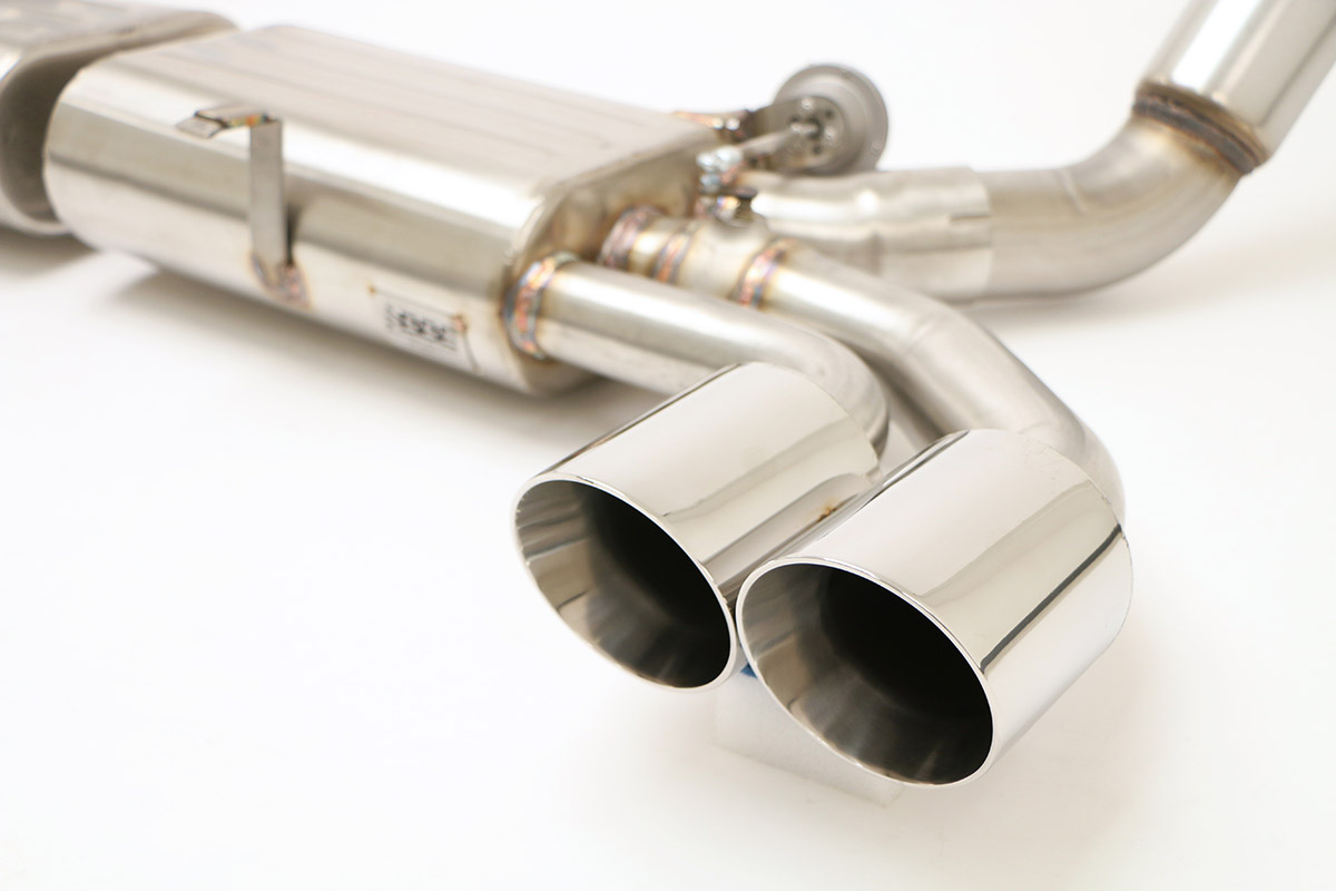 Chevy C5 Corvette Fusion Exhaust (Round Tips) Billy Boat Exhaust 4'' Quad Rnd Tips