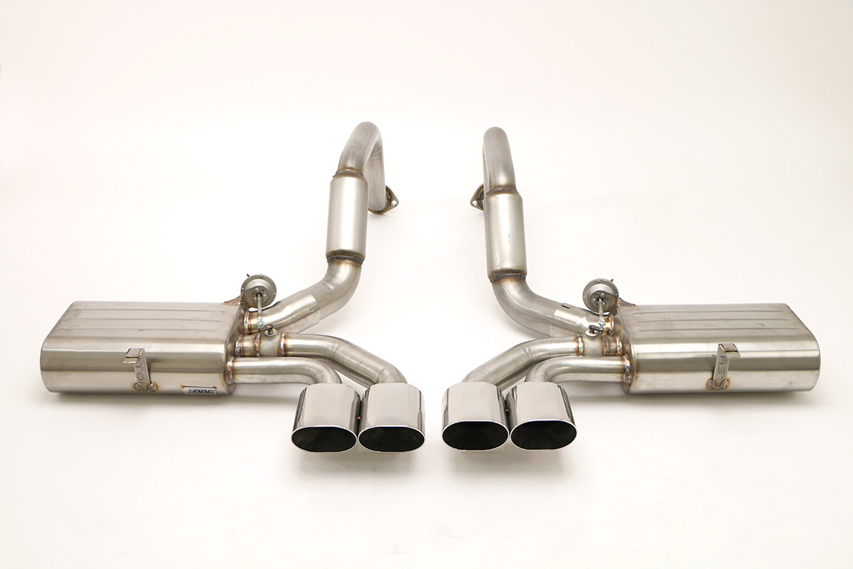 Chevy C5 Corvette Fusion Exhaust (Oval Tips) Billy Boat Exhaust 4 1/2'' Qd Oval Tips