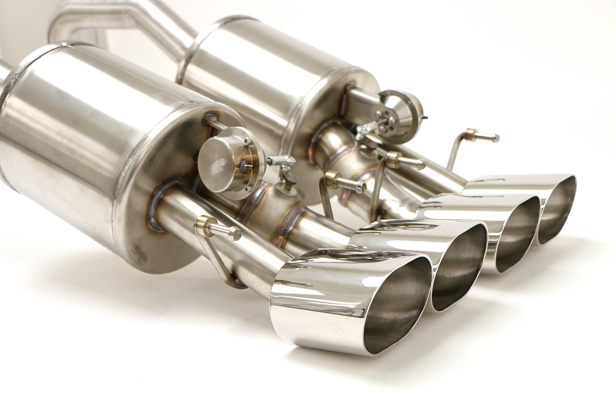 2005-2013 C6 B&B Fusion Oval Exhaust System NON-NPP Model with Retro Control Kit #FCOR-0459