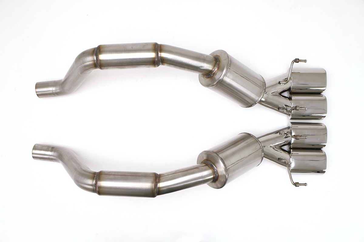 Chevy C6 Corvette Z06/ZR1 Bullet Exhaust (Oval Tips) Billy Boat Exhaust 4 1/2'' Qd Oval Tips