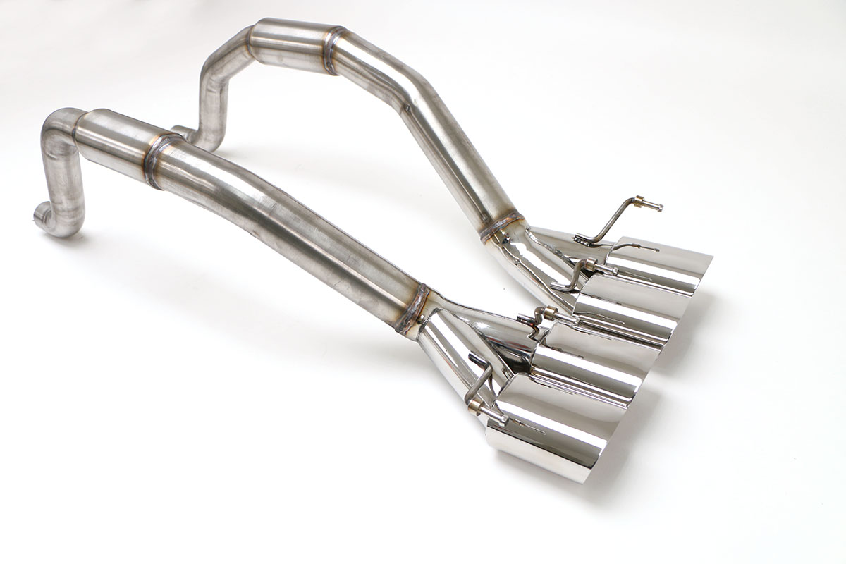 Chevy C6 Corvette Bullet Exhaust (Includes Grandsport) (Oval Tips) Billy Boat Exhaust 4 1/2'' Qd Oval Tips