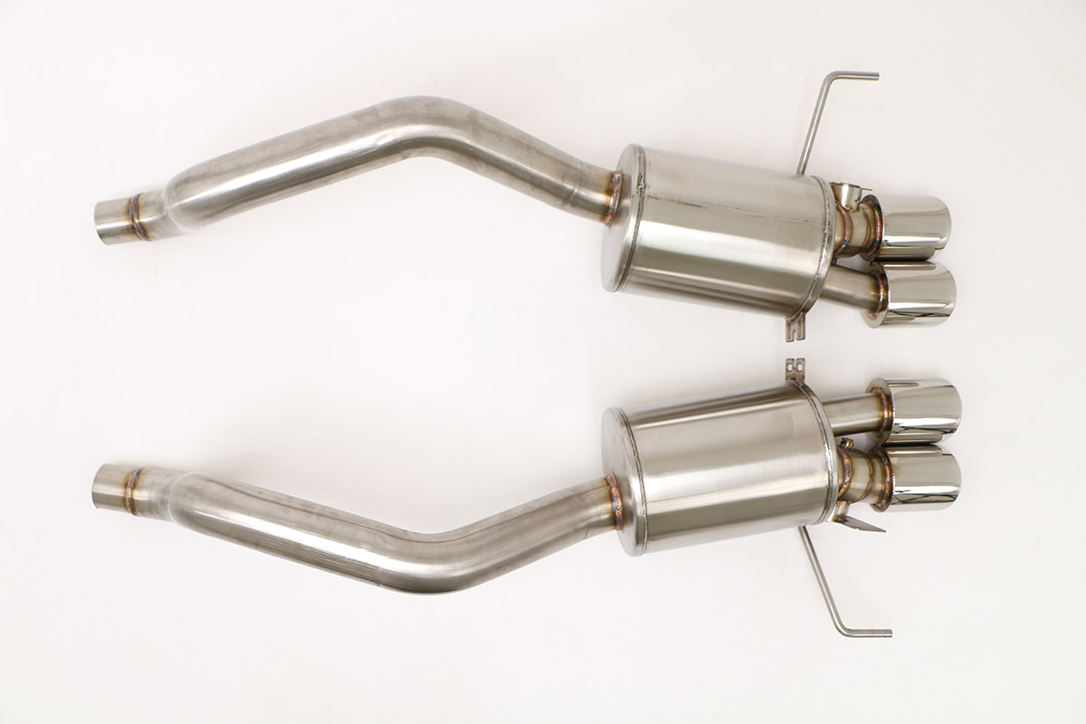 Chevy C7 Corvette Z06 Gen. 3 Fusion Exhaust (Round Tips) Billy Boat Exhaust 4'' Quad Rnd Tips