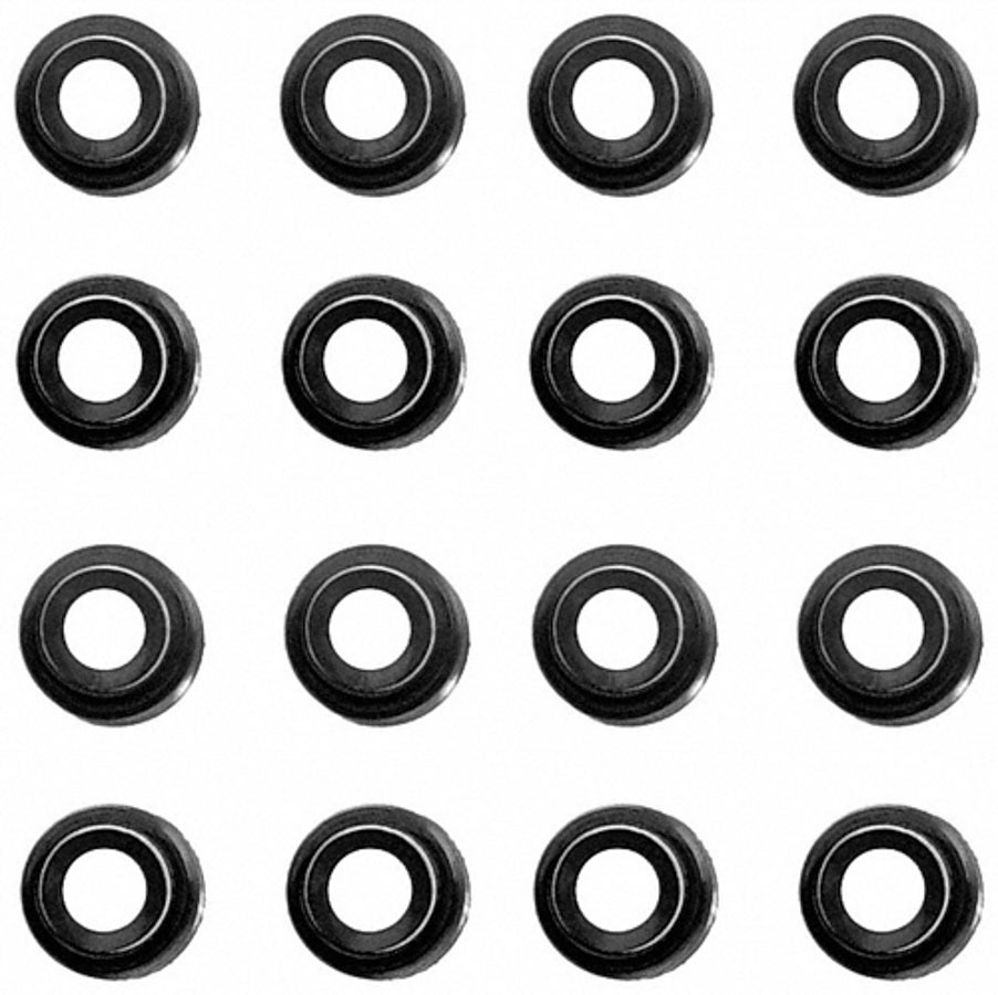 Fel-Pro Positive Stop Valve Stem Seal - GM LS-Series - Set of 16