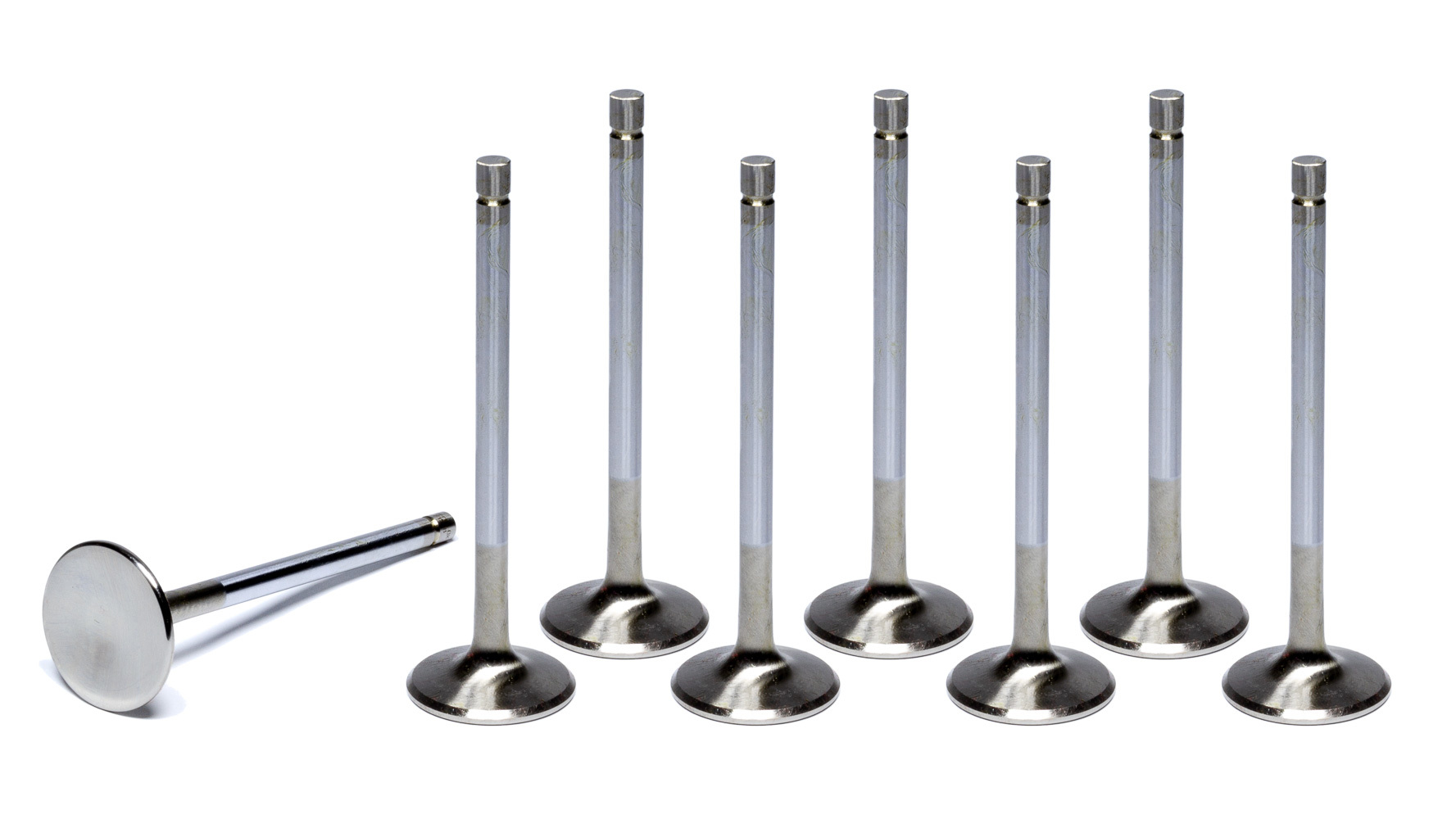 FERREA Exhaust Valve, Competition Plus, 1.615" Head, 5/16" Valve Stem, 5.227" Long, Stainless, GM LS-Series, Set of 8