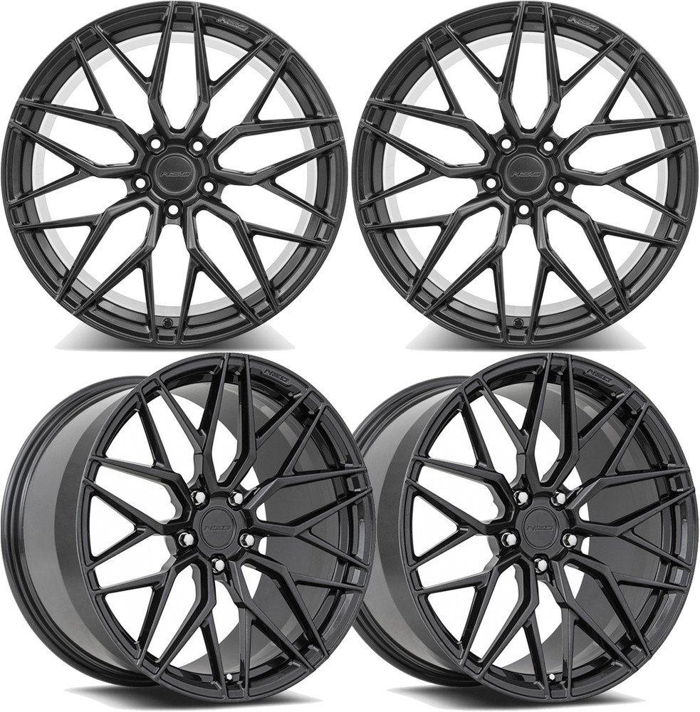 20-25+ C8 Corvette FG-X 19x8.5" & 20x11" Forged Wheels Front & RearCarbon Flash