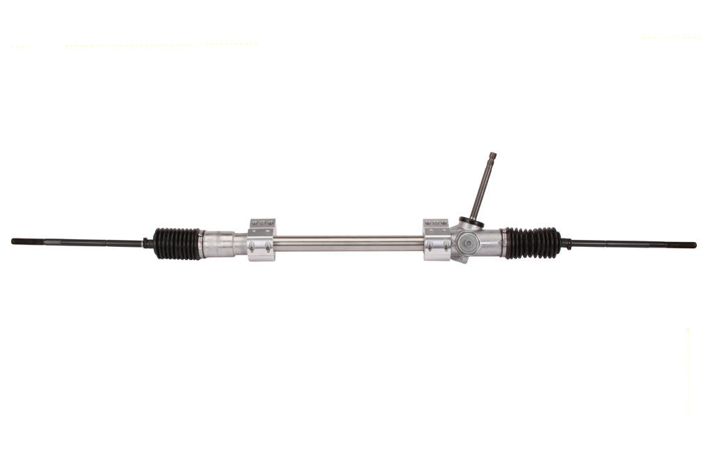 FLAMING RIVER Rack and Pinion, Manual, 54.5" Long, Aluminum, Chrome, Ford Mustang 2005-12, Each