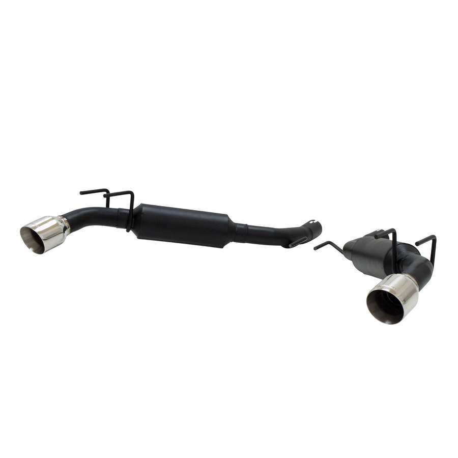 Flowmaster Exhaust System, Outlaw, Axle-Back, 3" Tailpipe, 4" Tips, Stainless, Black, Chevy Camaro 2014-15, Kit