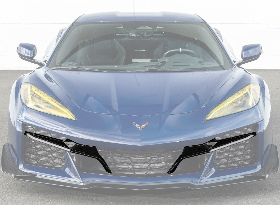 23-26+ C8 Corvette Z06/E-Ray Grille Inserts W/ LED Sequential DRL's (Carbon Flas