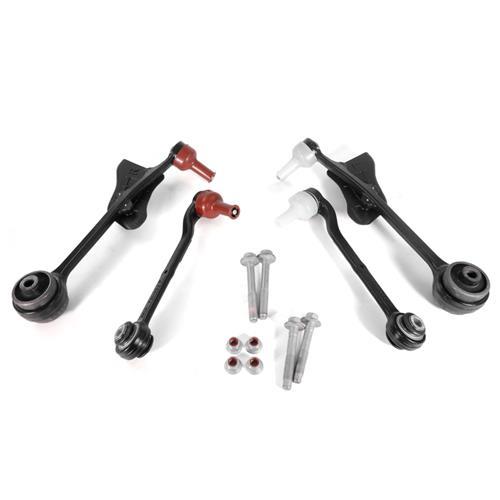 FORD Control Arm, Lower, Press-In Ball Joints, Steel, Black, Ford Mustang 2015-17, Kit