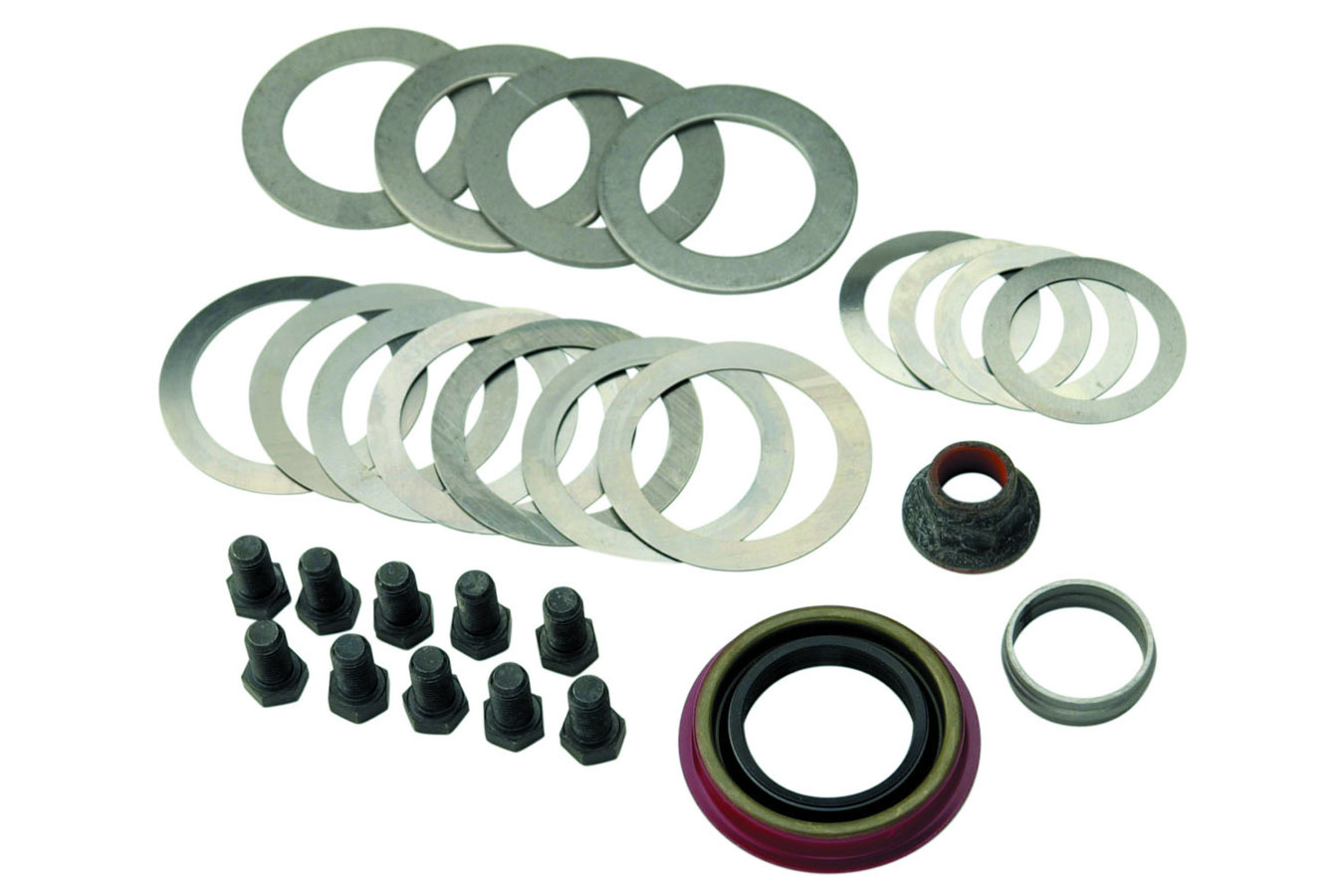 FORD Differential Installation Kit, Crush Sleeve/Hardware/Seals/Shims, Ford 8.8 in, Kit