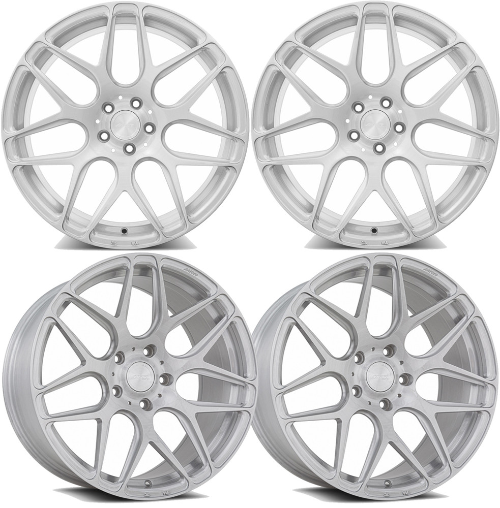20-25+ C8 Corvette FS01 19x8.5" & 20x11" Wheels Front & RearBrushed Clear , MRR