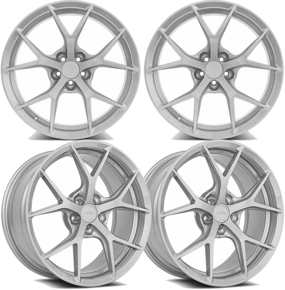 20-25+ C8 Corvette FS06 19x8.5" & 20x11" Wheels Front & RearLiquid Silver, MRR