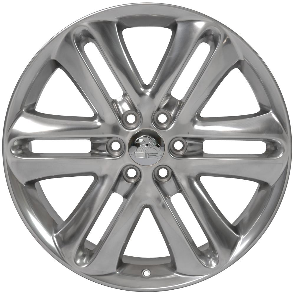 22" Replica Wheel fits Ford F150,  FR76 Polished 22x9