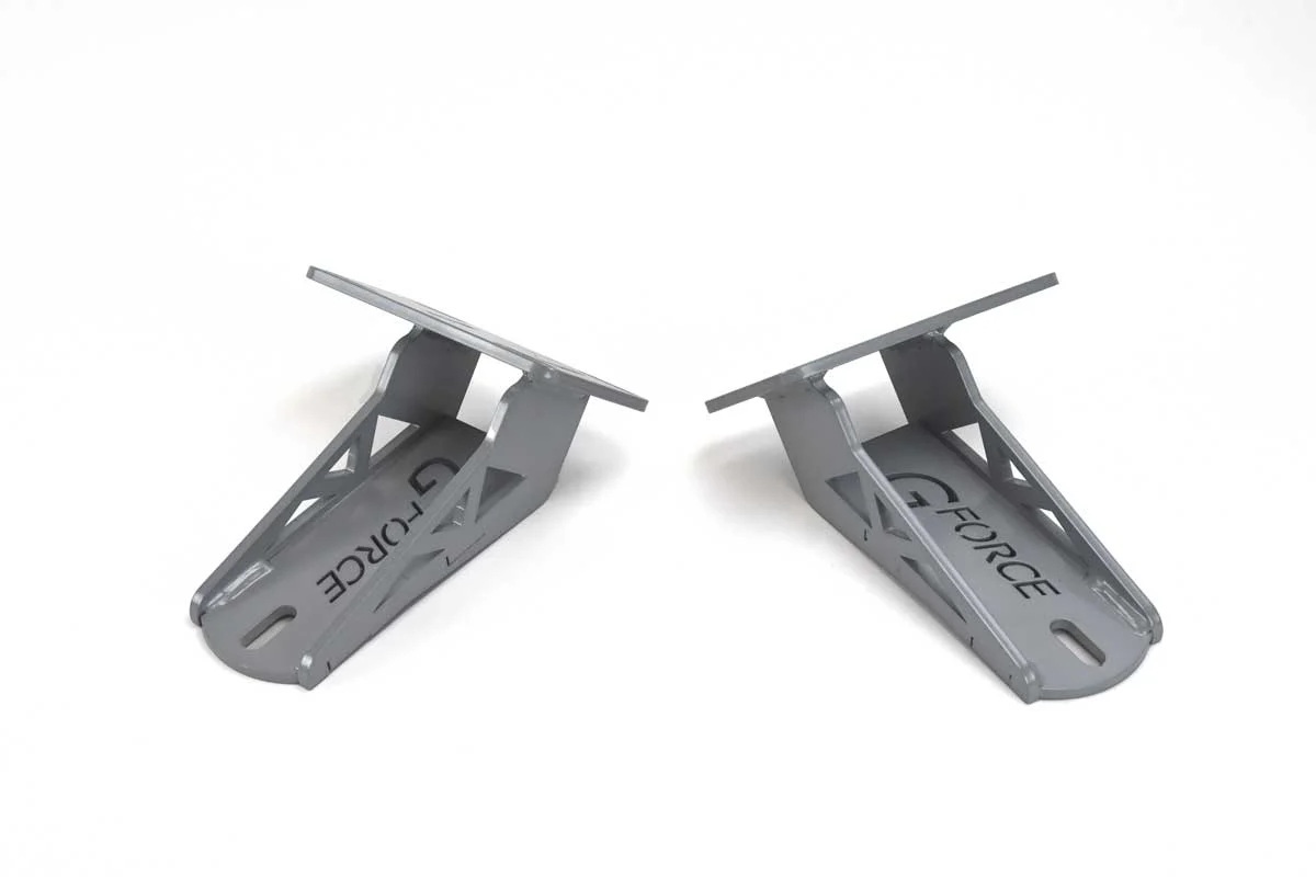 G Force Crossmembers Bolt-On Motor Mount - Ford Mustang 2005-23 - Pair - Steel