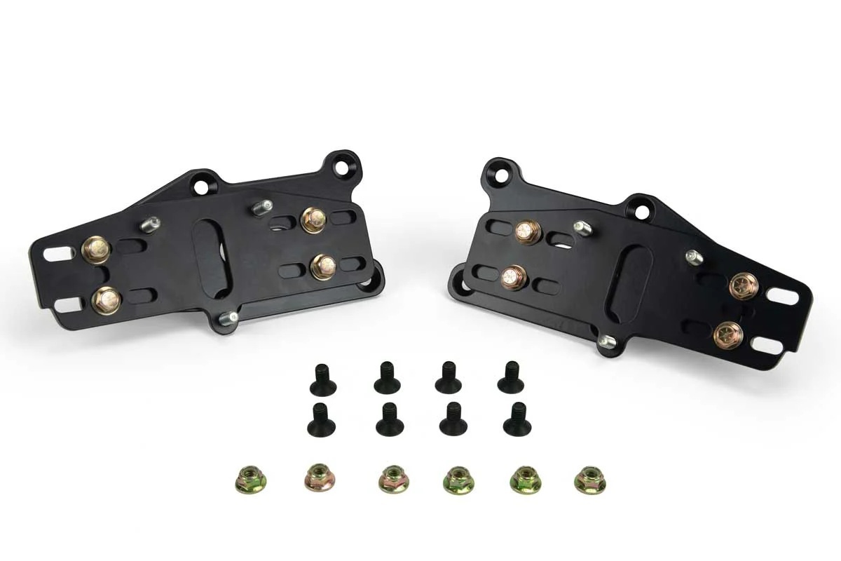 G Force Crossmembers Adjustable Motor Mount - GM GenV LT-Series - Pair - Steel