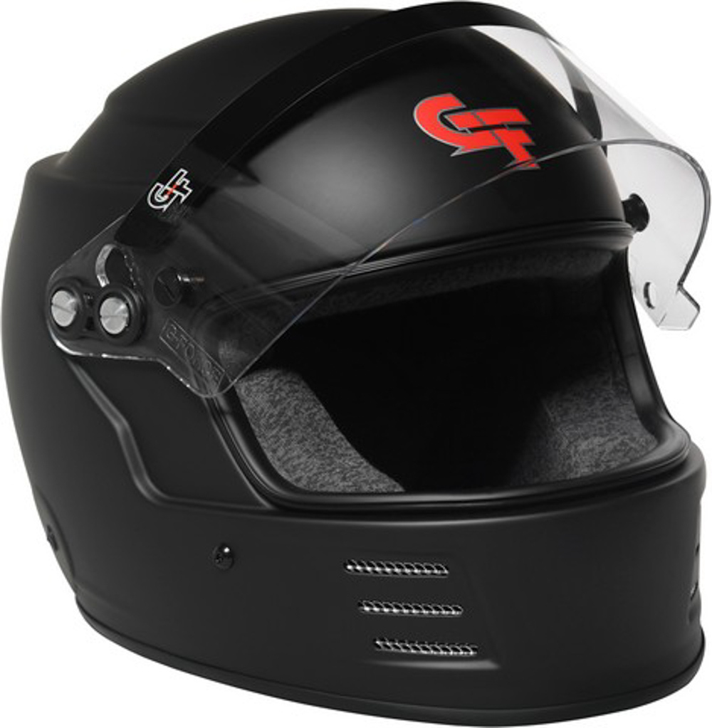G-Force Harness, Helmet, Rookie, Full Face, SFI 24.1, Black, One Size Fits All, Flat Black, Each