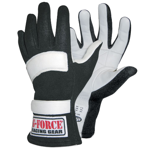 G-FORCE GF5 Racing Gloves X- Small Black