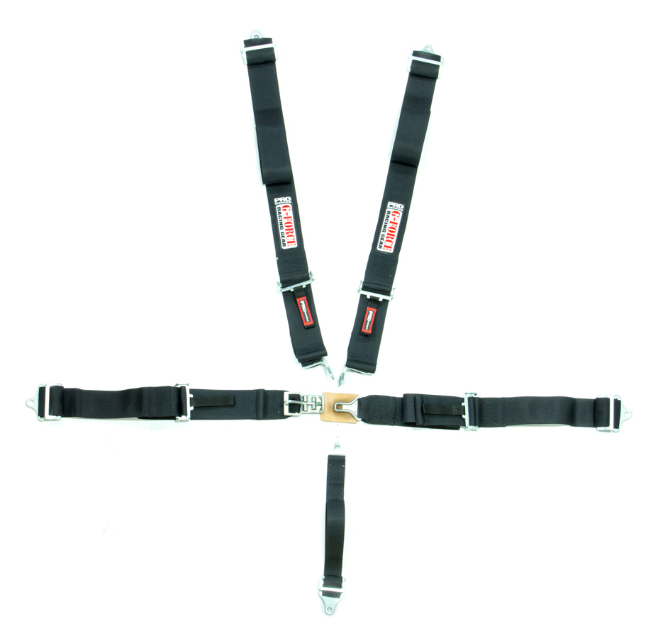 G-FORCE Indivd. Shoulder Harness Pull-Up Blk Pro Series