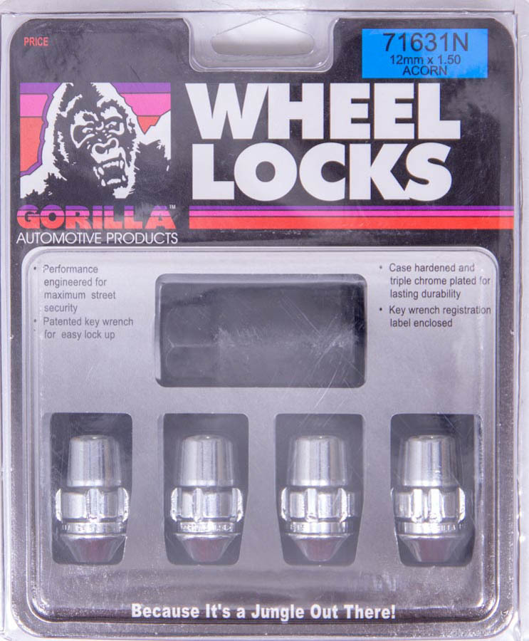 GORILLA 71641N Wheel Lock 14MM x 1.50 Conical (4)