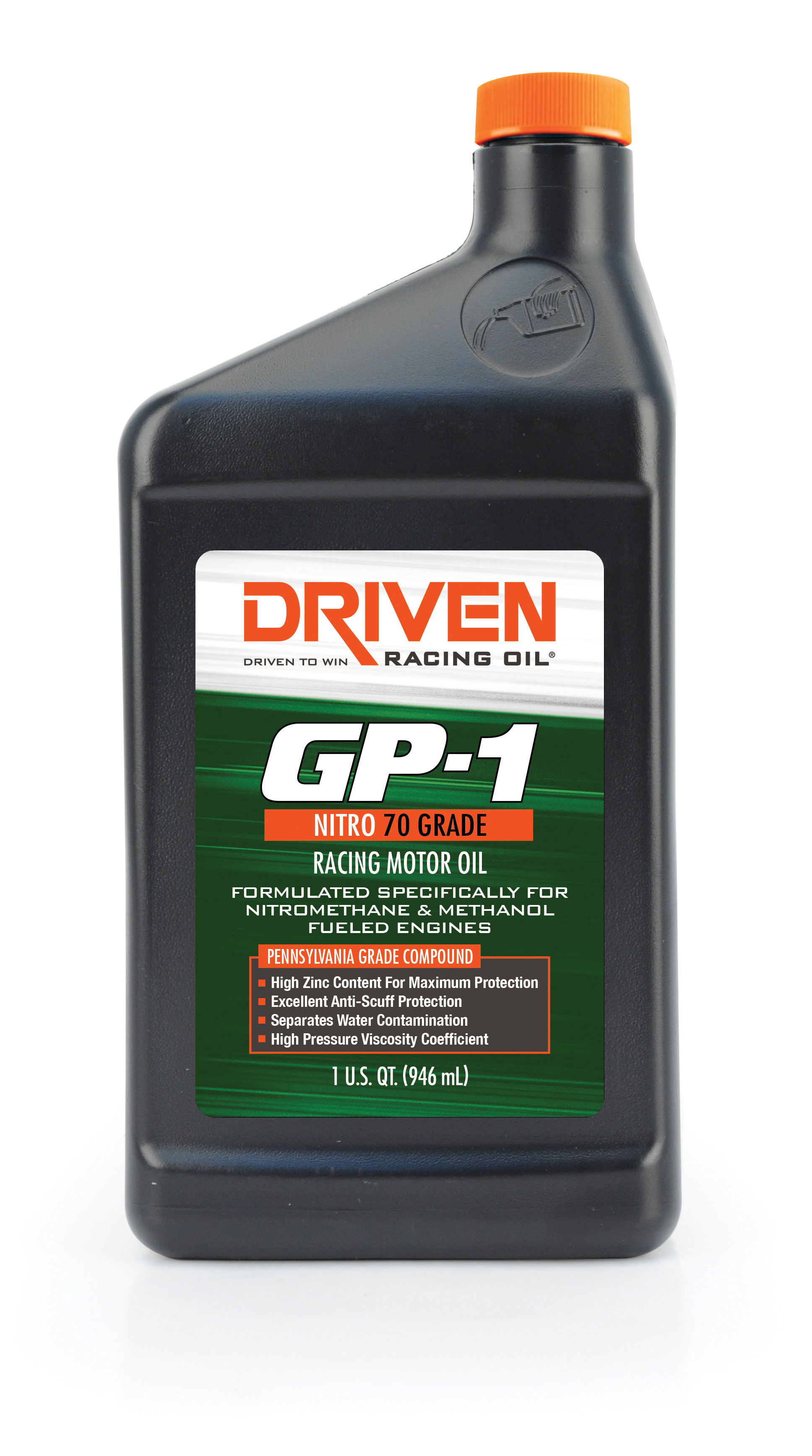 Driven GP1 Nitro 70 High Peformance Racing Oil - 1 Quart Bottle 19706