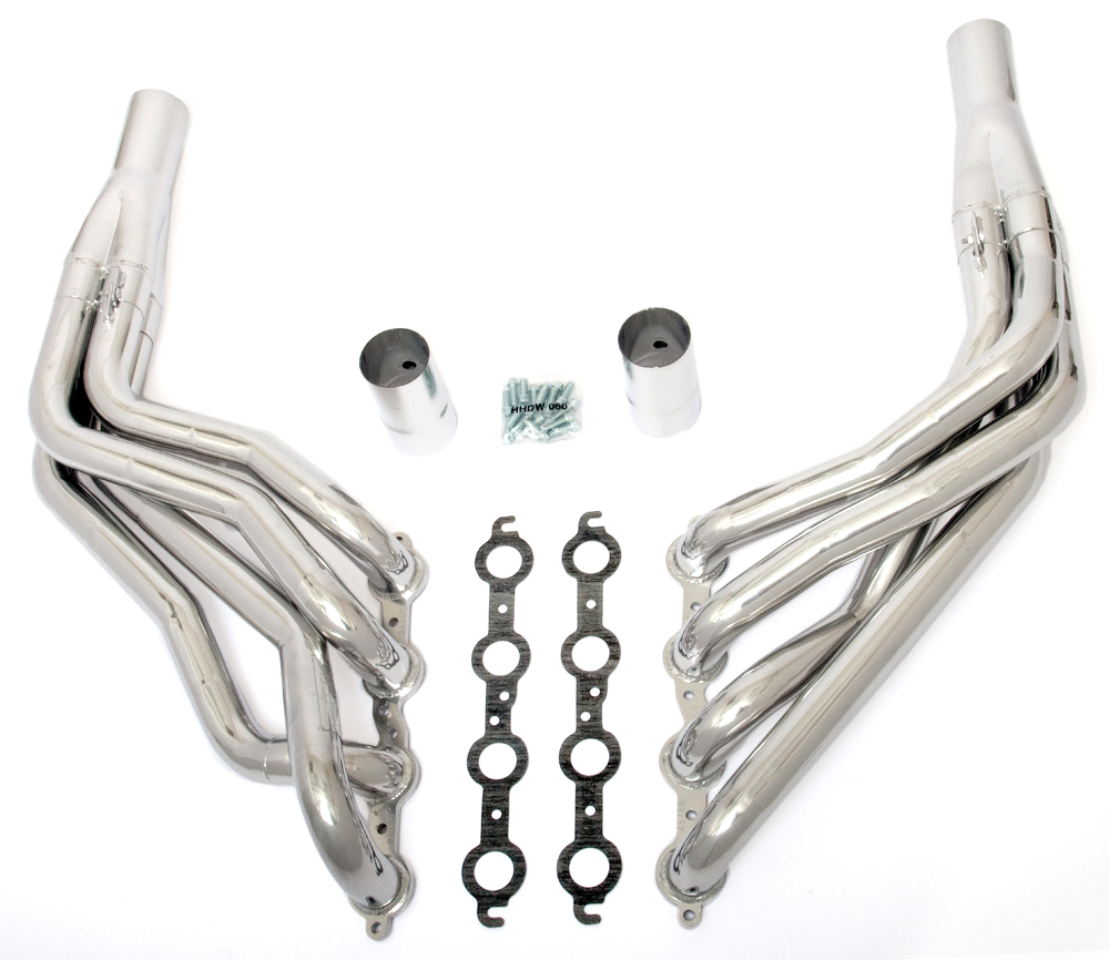 HEDMAN LS Into 1967-72 GM C10 Truck Headers 1-7/8in, 3 in Collector, Steel