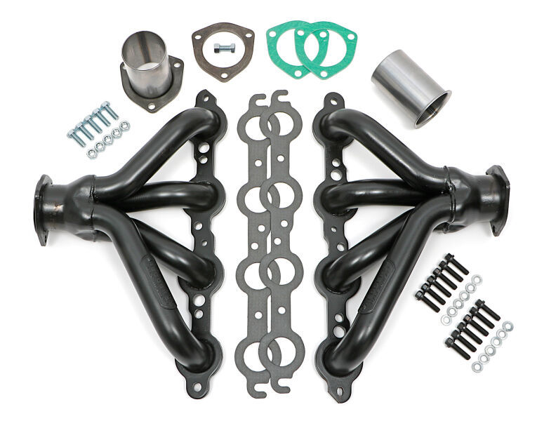Hedman Block Hugger Headers - Street Rod 1923-49 - Pair - 1.5 in Primary