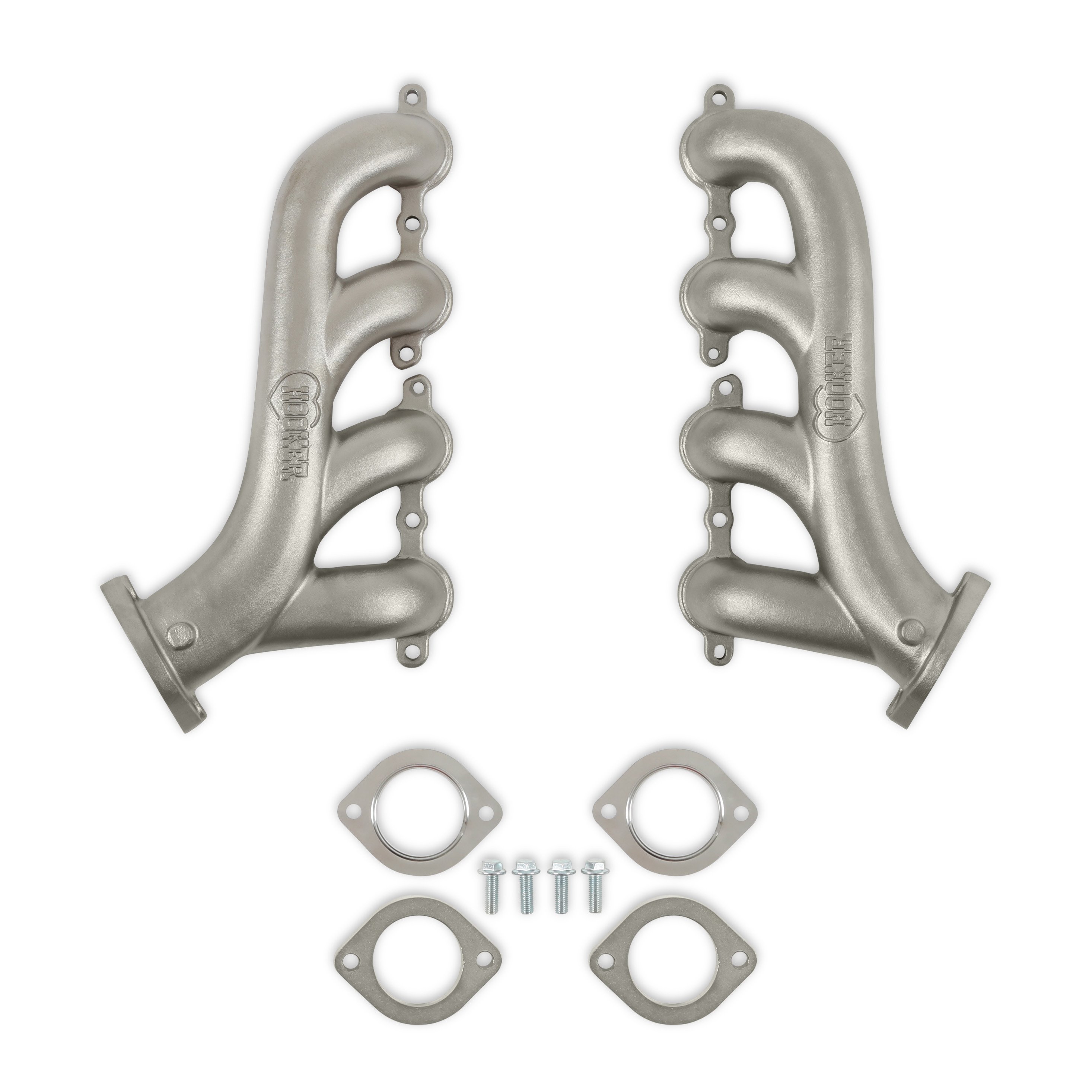 Hooker Stainless Exhaust Manifold - GM LS-Series - Pair - 2.5 in Outlet