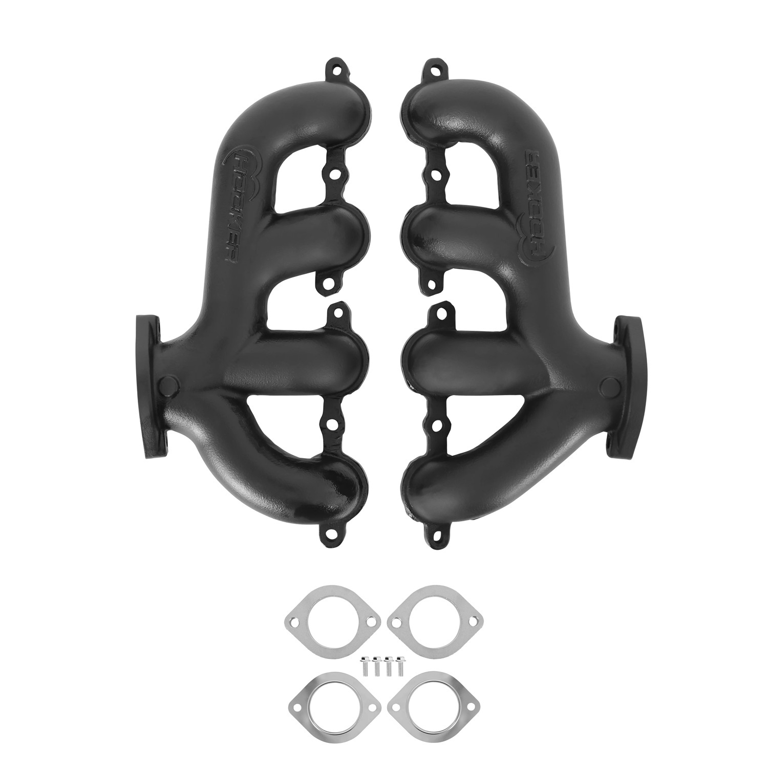 Hooker Black Ceramic Coated Exhaust Manifold - GM LS-Series - Pair