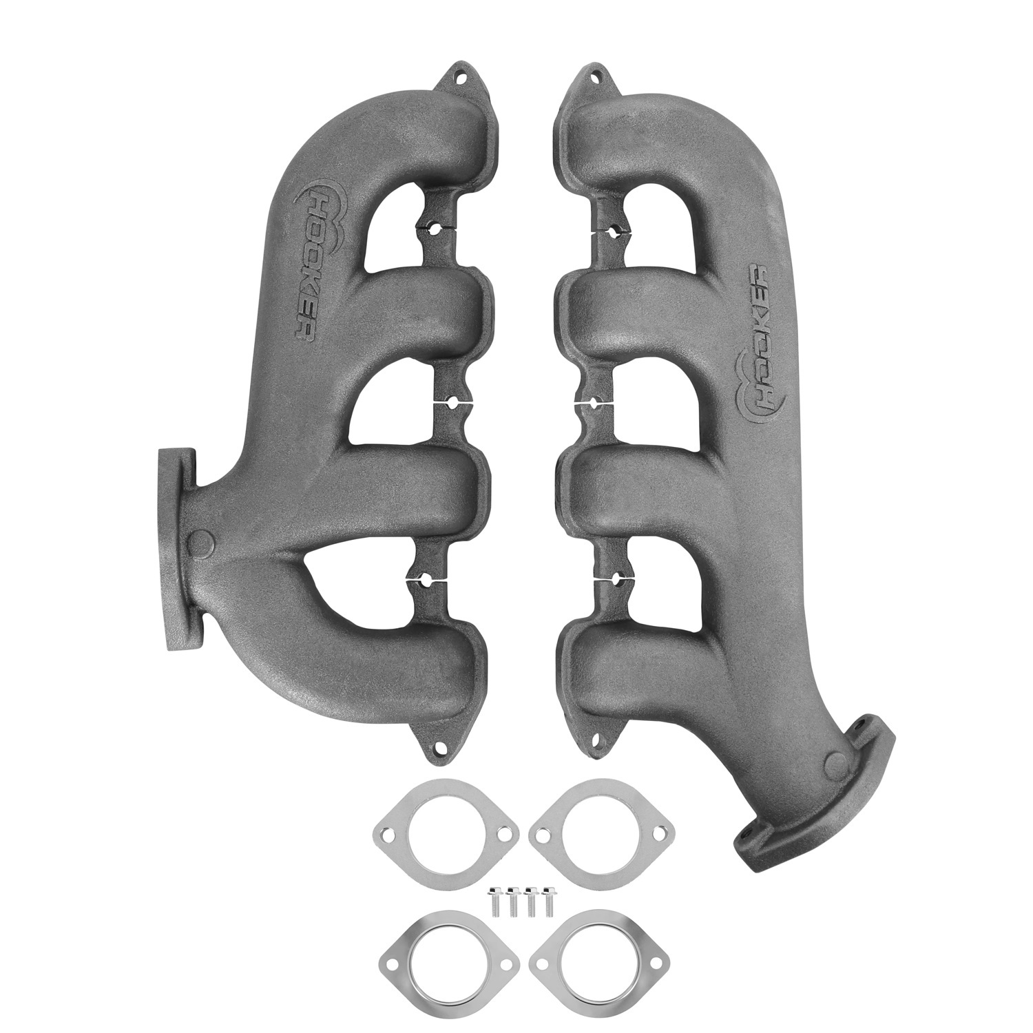 Hooker BlackHeart Exhaust Manifold - Small Block Chevy Exit - Pair