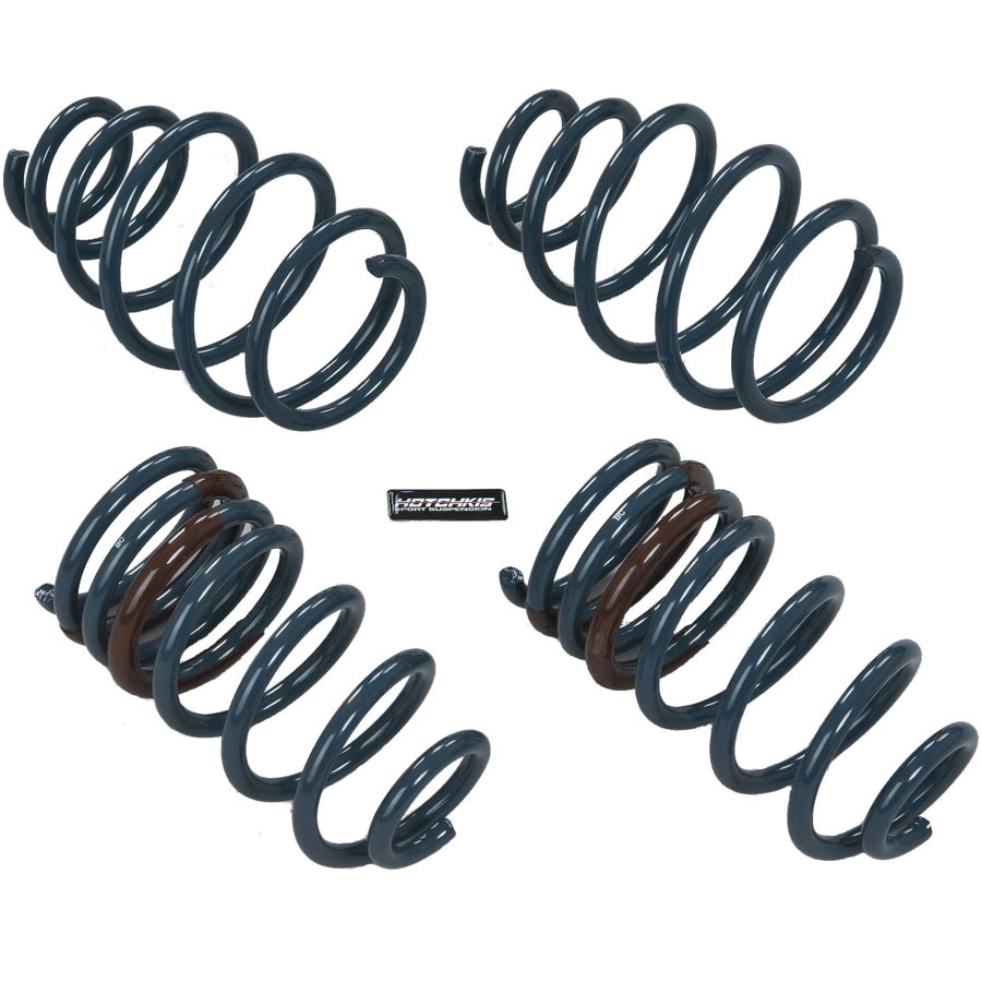 Hotchkis Suspension Spring Kit, 1" Lowering, 4 Coil Springs, Gray Powder Coat, Chevy Camaro 2010-15, Kit