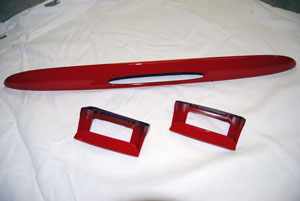 Custom Painted Package: C6 Corvette Door Handles & Corvette Spoiler