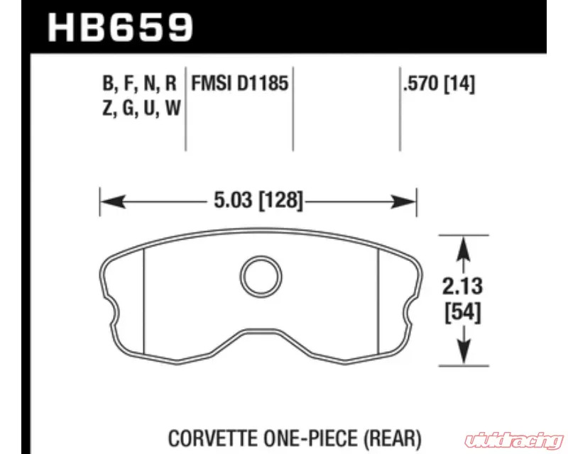 Hawk Performance DTC-80 Chevrolet Rear