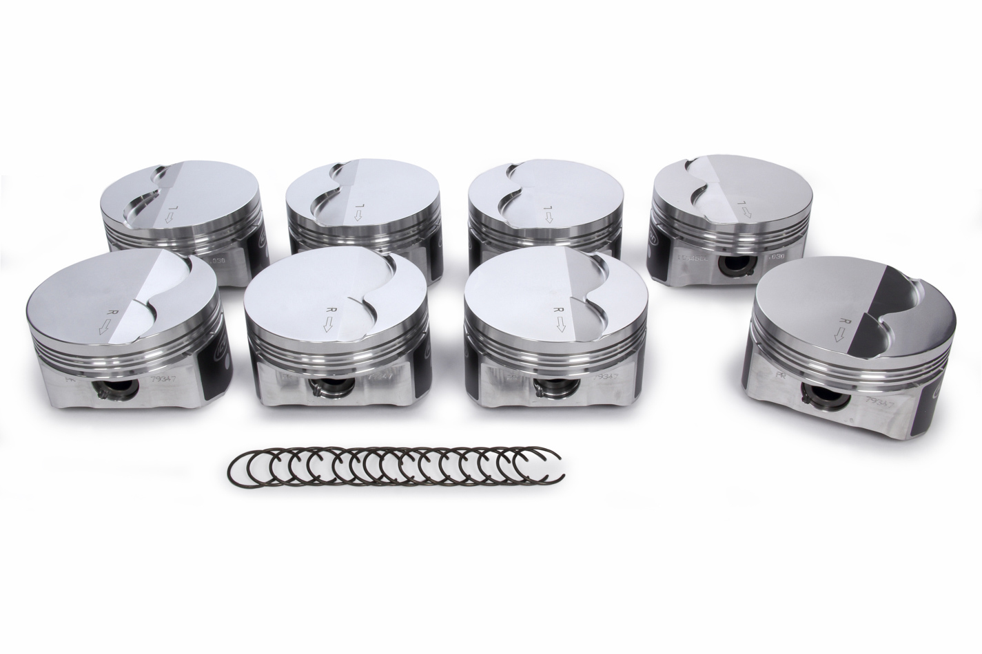 Icon Pistons Premium Forged Piston - GM LS-Series - Set of 8 - 3.780 in Bore