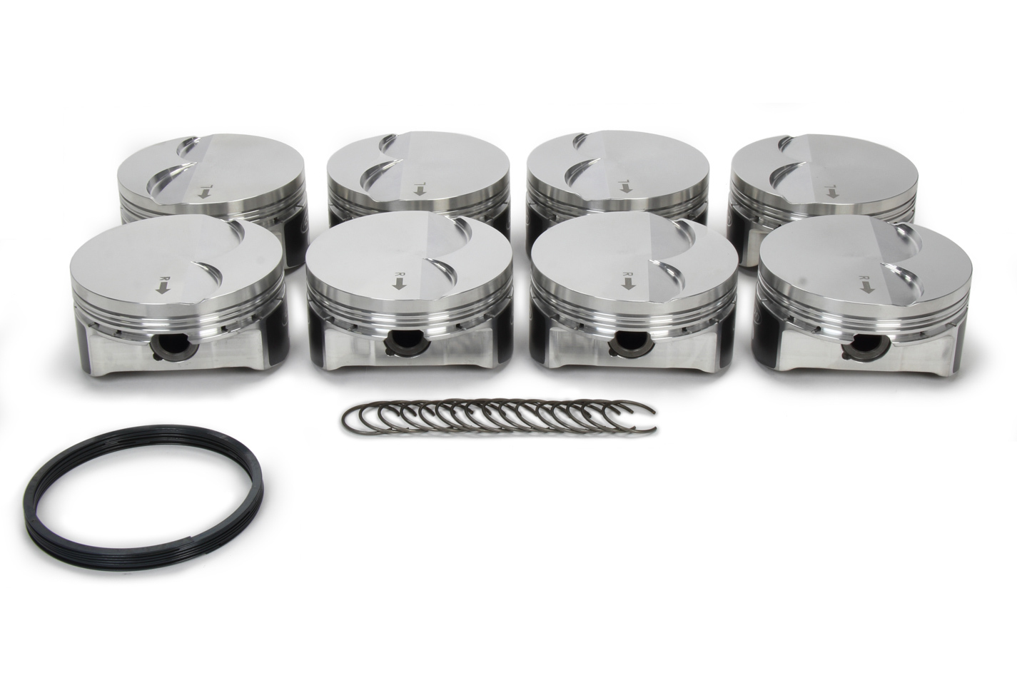 Icon Pistons Premium Forged Piston - GM LS-Series - Set of 8 - 4.030 in Bore