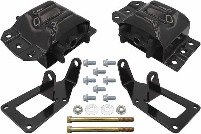 Ict Billet Bolt-On Motor Mount - GM Fullsize Truck 1973-87 - Steel