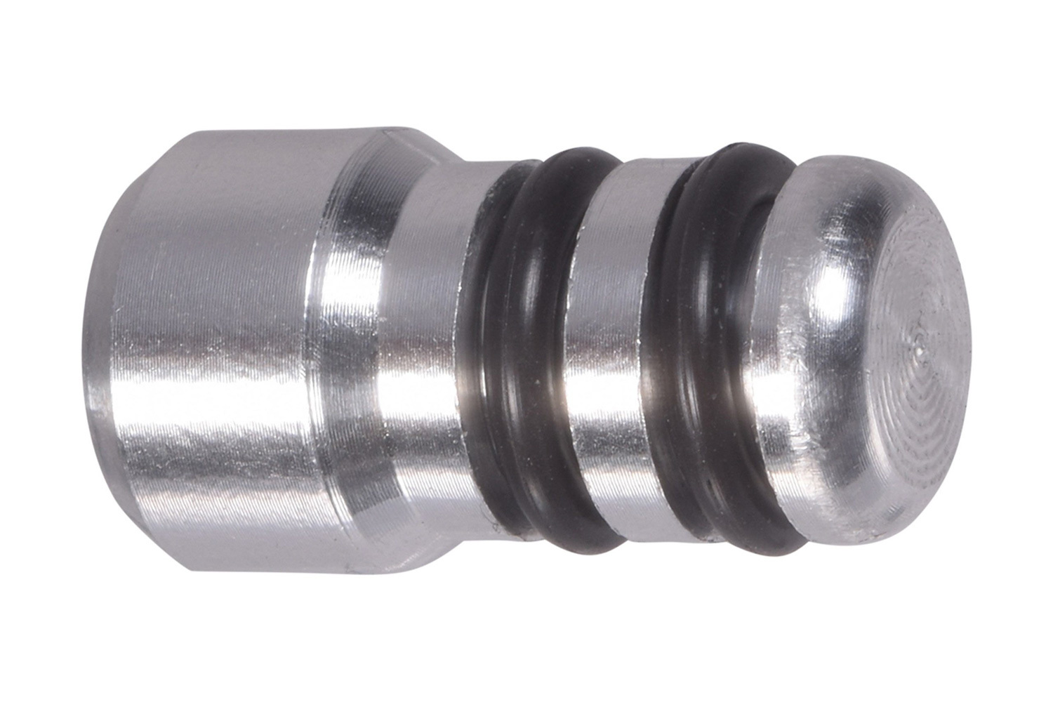 ICT BILLET Dipstick Tube Plug, O-Rings Included, Aluminum, Clear Anodized, GM LS