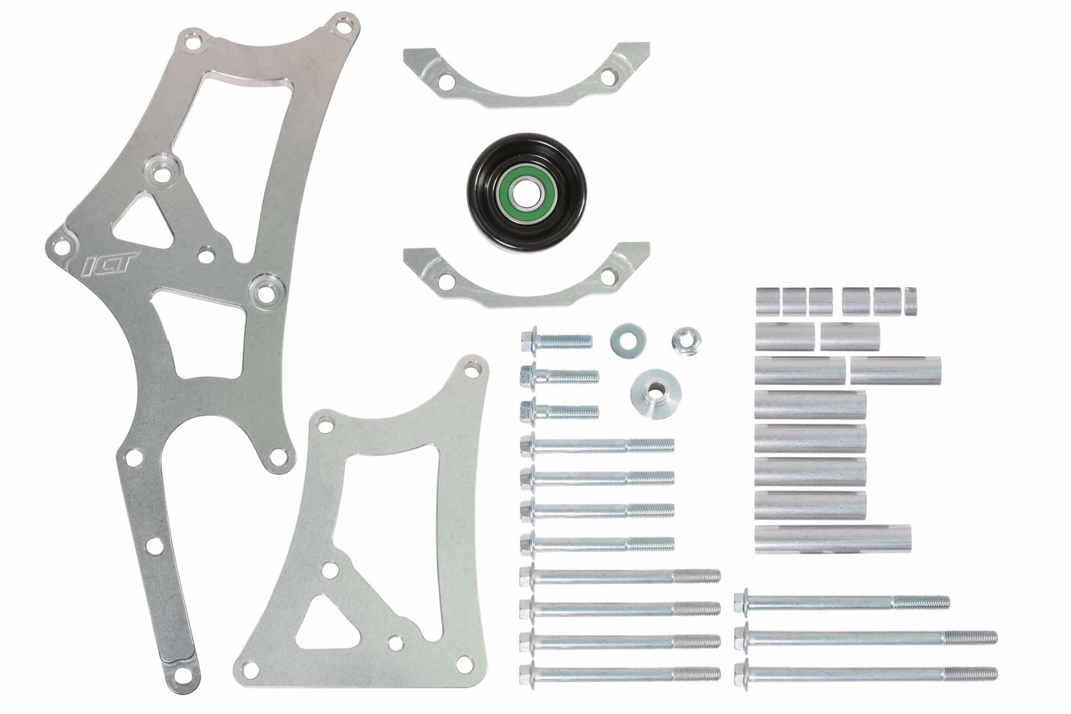 Ict Billet Passenger Side Air Conditioning Bracket - GM LS-Series - Aluminum