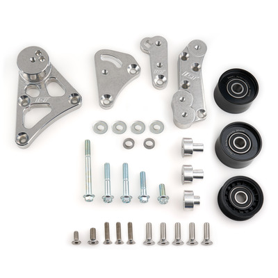 ICT Billet LSA 8 Rib Idler & 6 Belt Tensioner Bracket - 551189-LS01