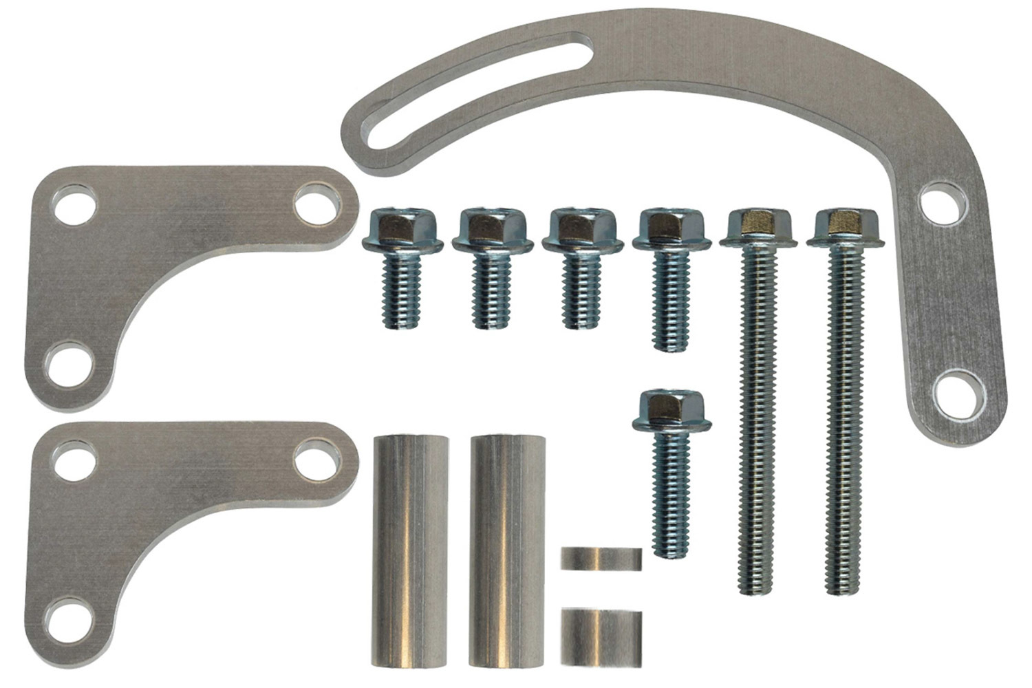 ICT BILLET Power Steering Pump Bracket, Driver Side, Water Pump/Block Mount, Alu